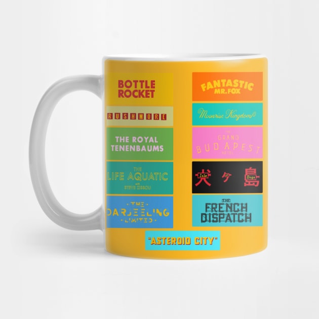 Wes Anderson Movies by AquaMockingbird